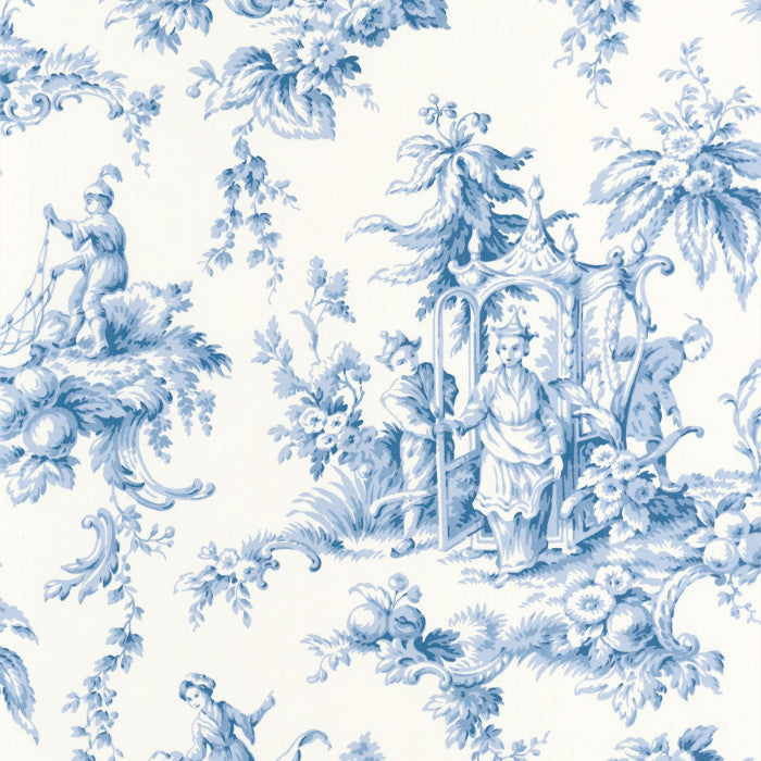 Carta da Parati Les Belles Toiles De Jouy Casadeco Wallpaper cod. 87936719