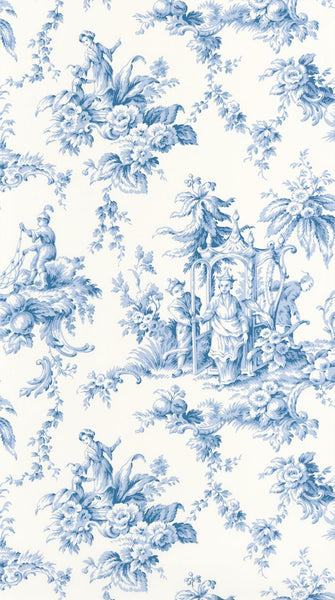 Carta da Parati Les Belles Toiles De Jouy Casadeco Wallpaper cod. 87936719