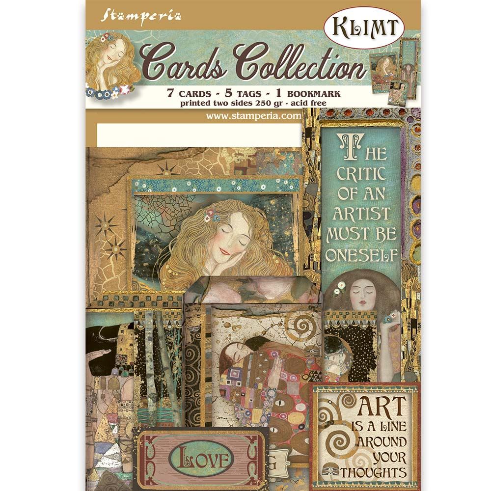 Cards Collection Klimt Stamperia OUTLET