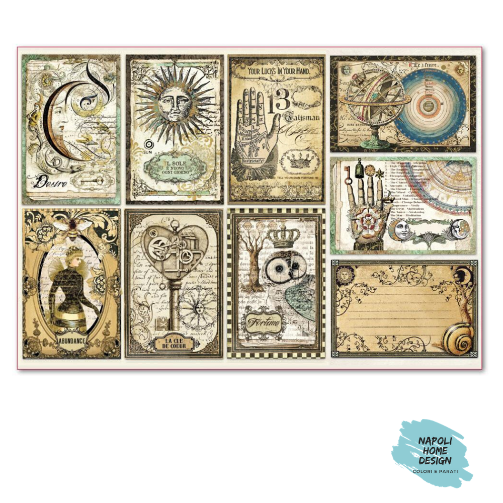 Carta Di Riso Per Decoupage 'The Kiss' - 29x40 Cm, Naturale E Resistente - Foto 5