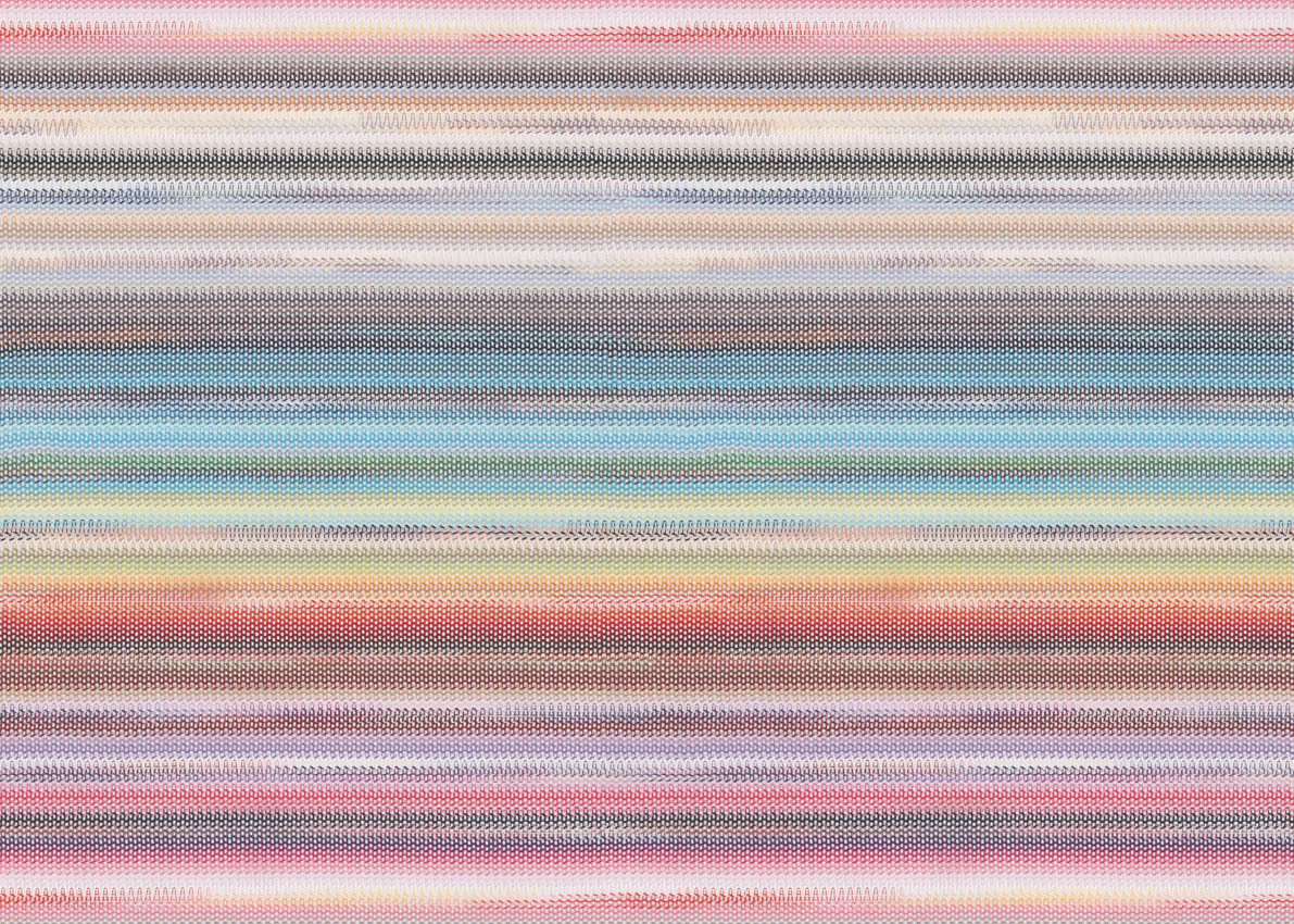 Pannello Murale Missoni Home 2 Riga Multicolor Orizzontale cod. 10198