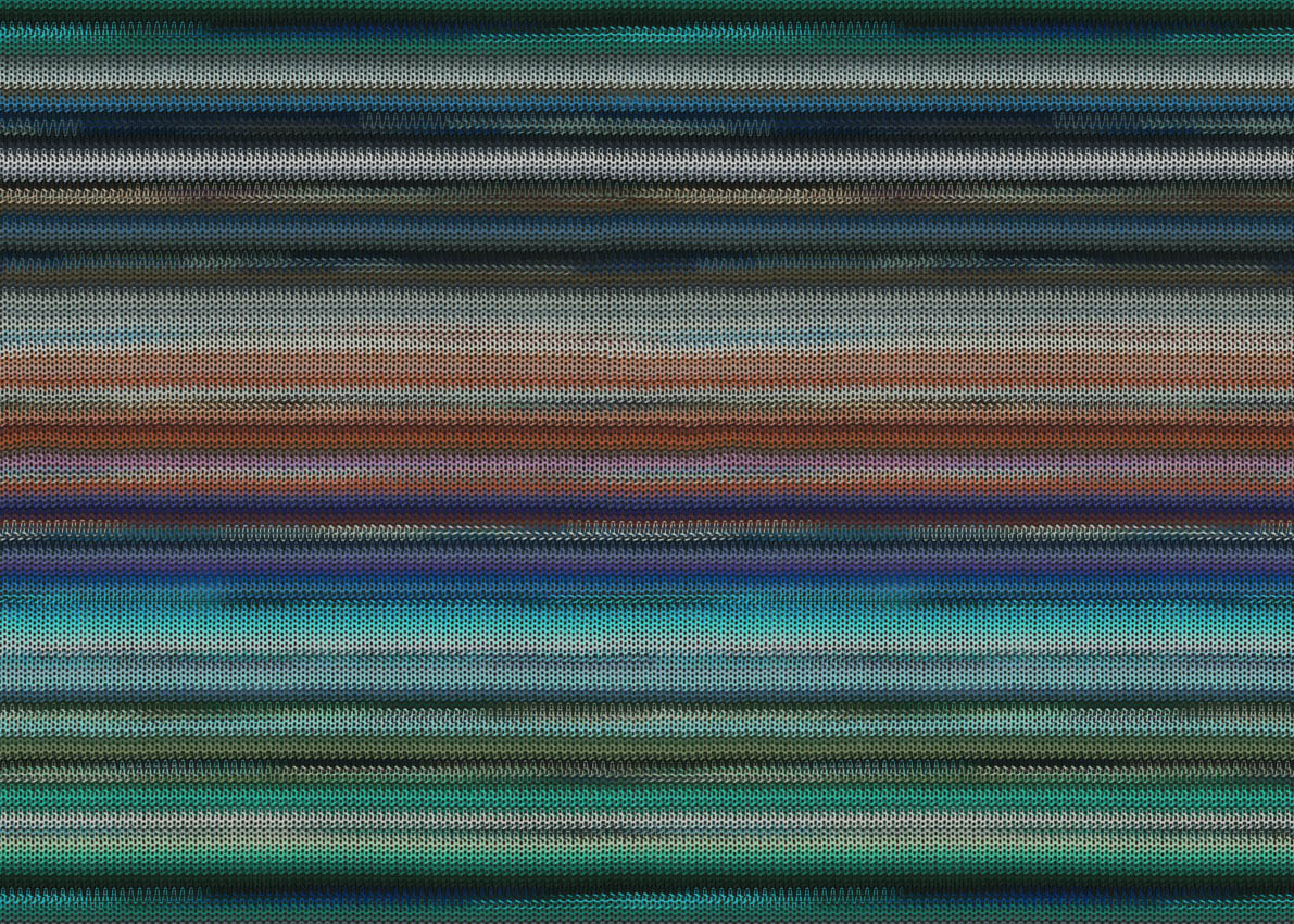 Pannello Murale Missoni Home 2 Riga Multicolor Orizzontale cod. 10199