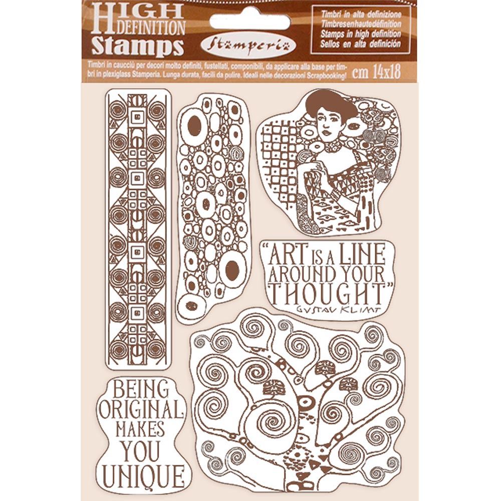 Timbro HD Stamperia Klimt Art is a Line 14x18 cm Stamperia OUTLET