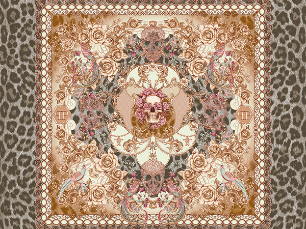 Pannello Murale Philipp Plein Z80083 mis. 3,00 mt x 3,15 mt  Zambaiti Parati