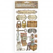 Chipboard Lady Vagabond 15 x 30 cm Stamperia - OUTLET