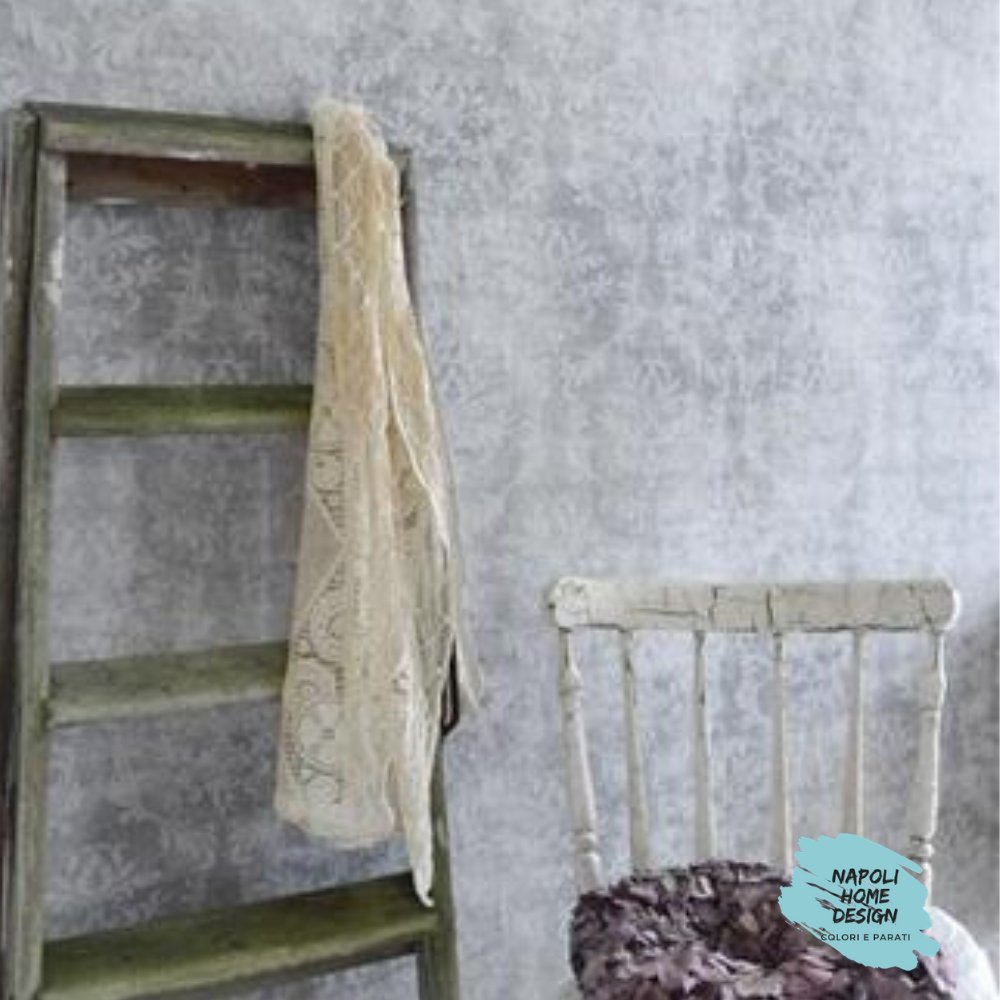 Parati Vintage - Damascata Grigio mis. 70 cm x 53 cm