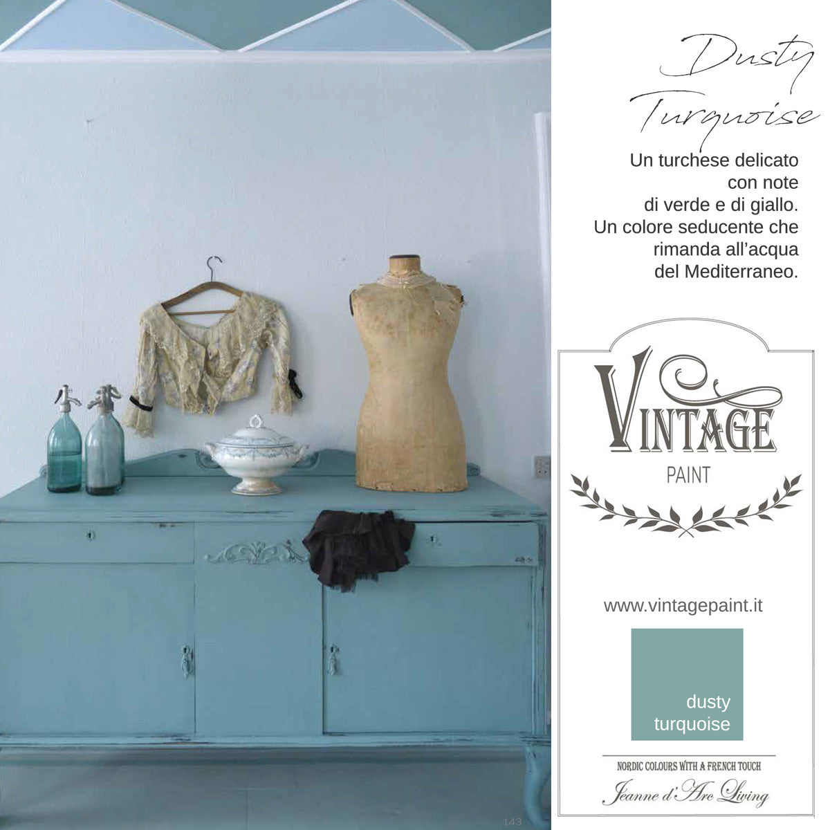 Chalk Paint - Dusty Turquoise – Napoli Home Design