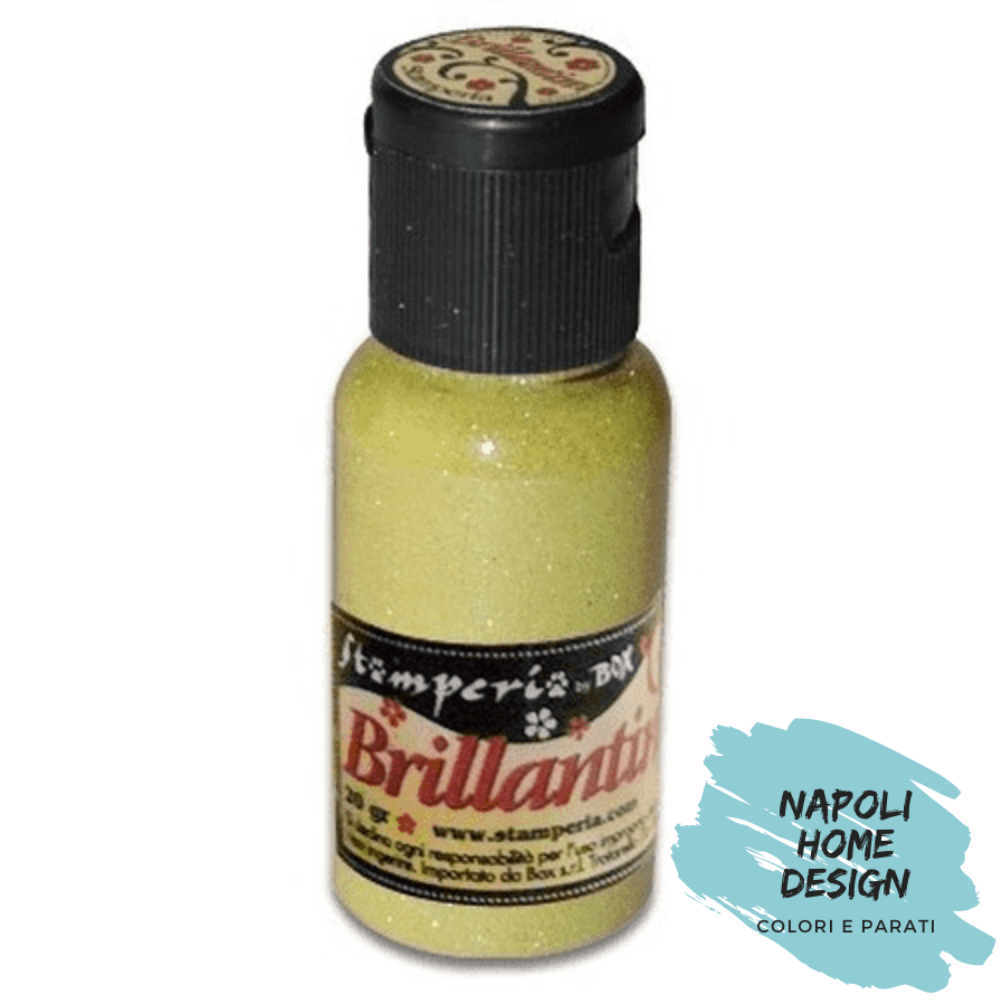 Glitter Giallo Limone K3GP05 STAMPERIA OUTLET