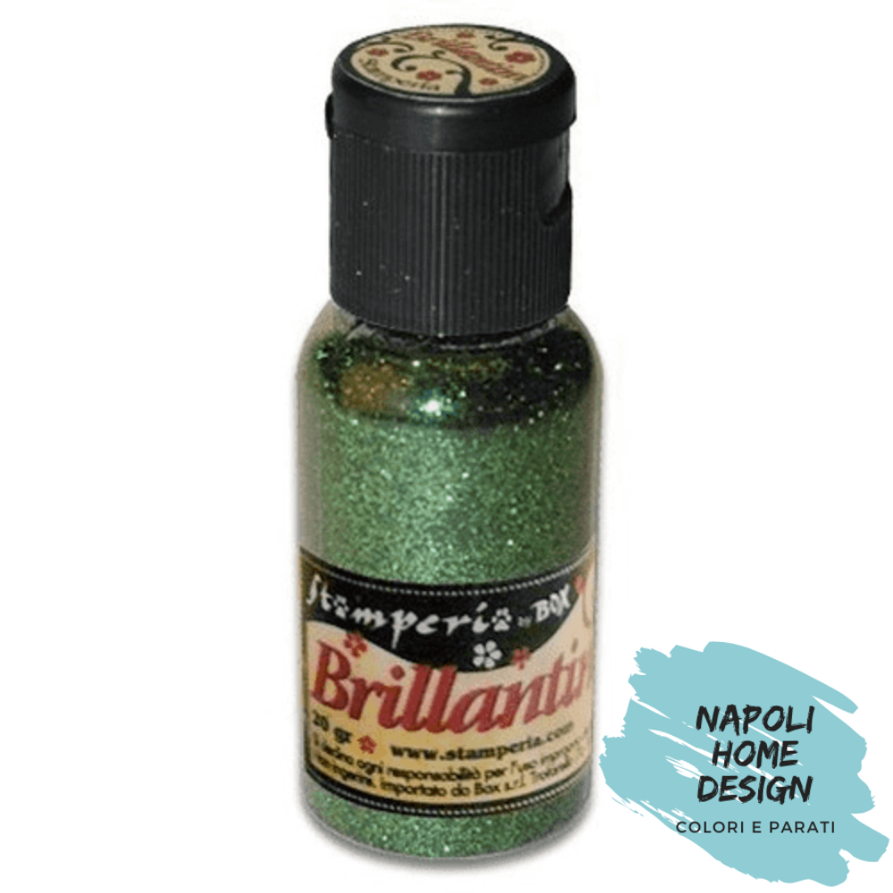 Glitter Verde Scuro K3GP13 STAMPERIA OUTLET