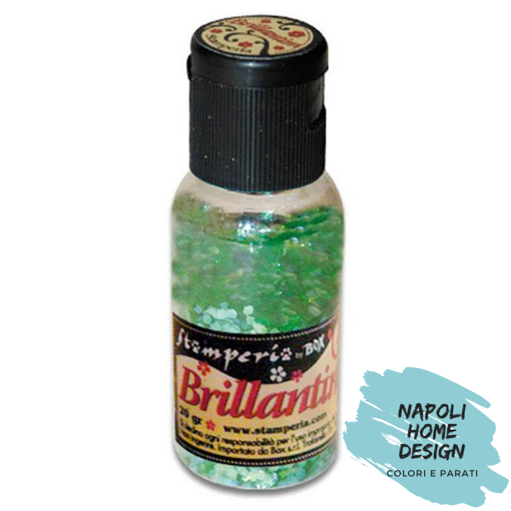 Glitter Verde Smeraldo Grana Grossa K3GP11 STAMPERIA OUTLET