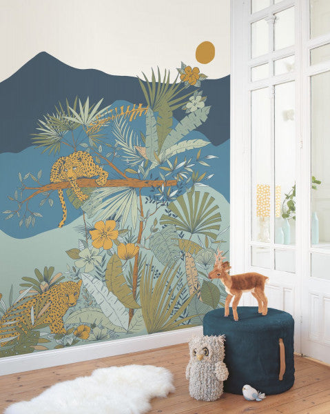 Pannello Murale Our Planet Kenya Multicouleur mis. 200x280 Caselio Wallpaper