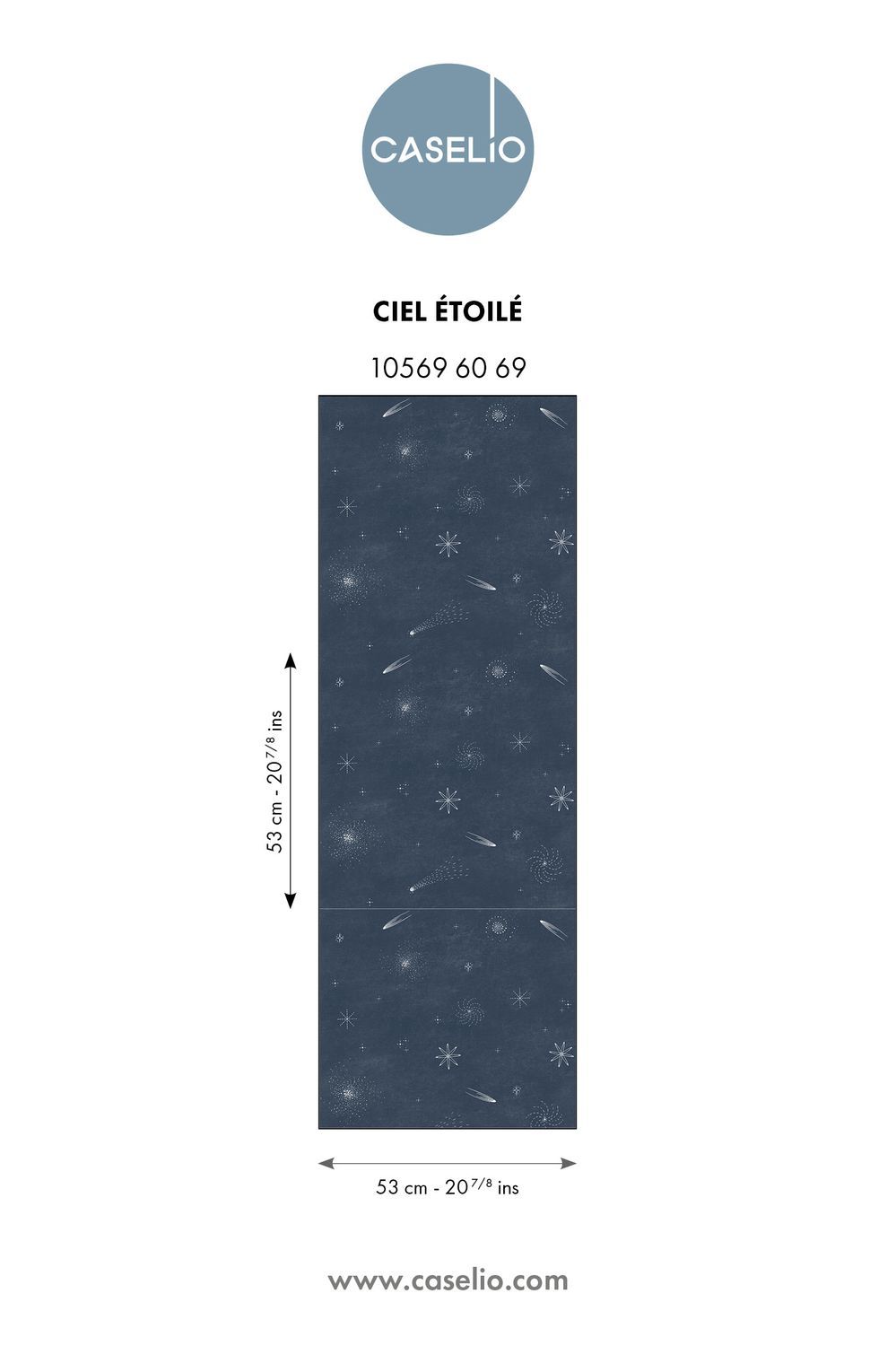 Carta da Parati Les Minis Mondes Caselio Wallpaper - GLOW IN THE DARK