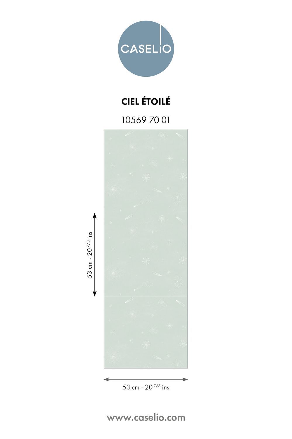 Carta da Parati Les Minis Mondes Caselio Wallpaper - GLOW IN THE DARK!