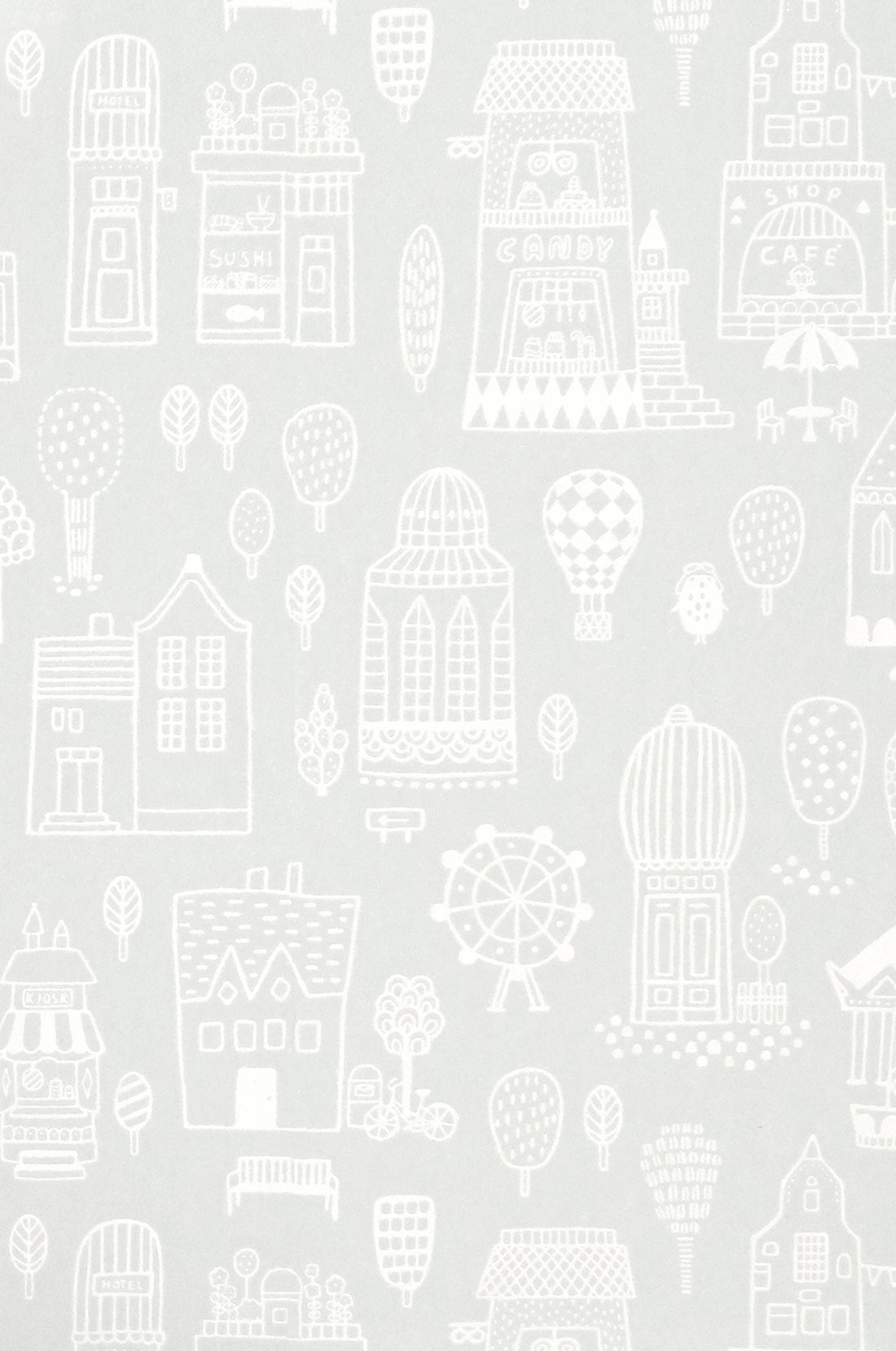 Carta da Parati Small Town Majvillan Wallpaper 118-01