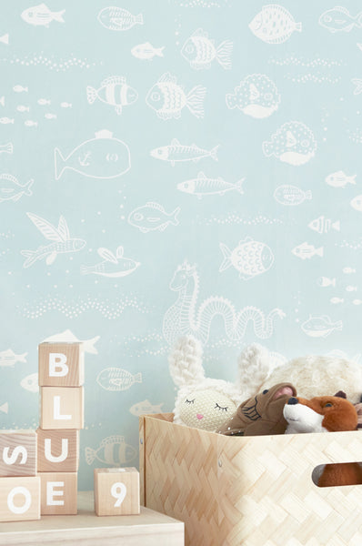 Carta da Parati The Big Blue Majvillan Wallpaper 119-01