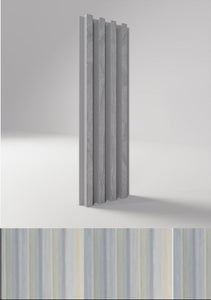 Listelli in PVC per interni ed esterni cod. 421 ASH GREY mis.17,3X2,4X295 cm