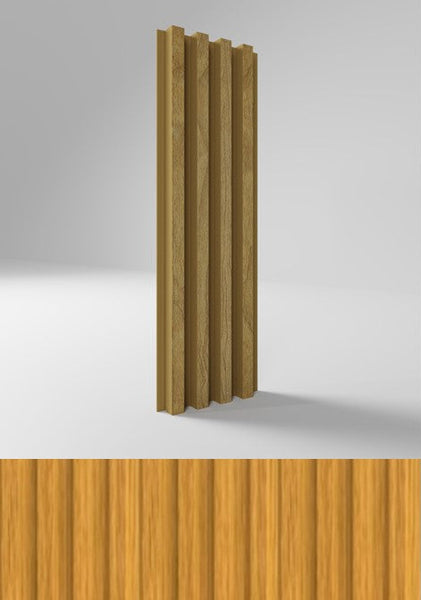 Listelli in PVC per interni ed esterni cod. 100 IMPERIAL mis.17,3X2,4X295 cm