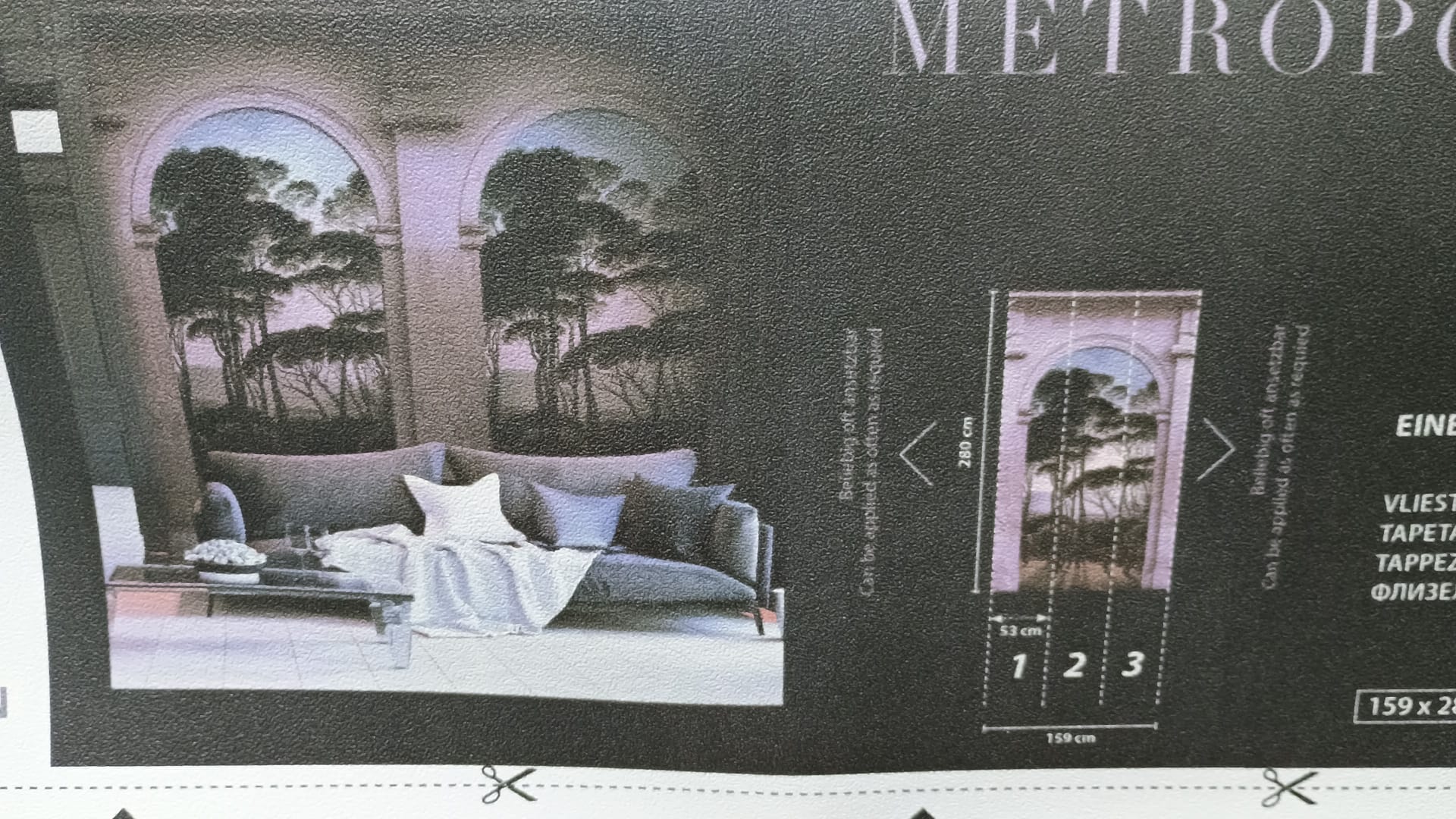 Carta da Parati Metropolitan Stories The Wall cm 159 x 280 cod. 38249-1 OUTLET