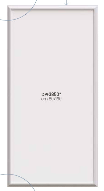 Telaio pretagliato per boiserie polimero Teykos misura 160 cm x 80 cm