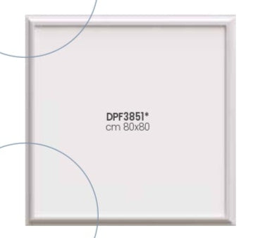 Telaio pretagliato per boiserie polimero Teykos misura 80 cm x 80 cm