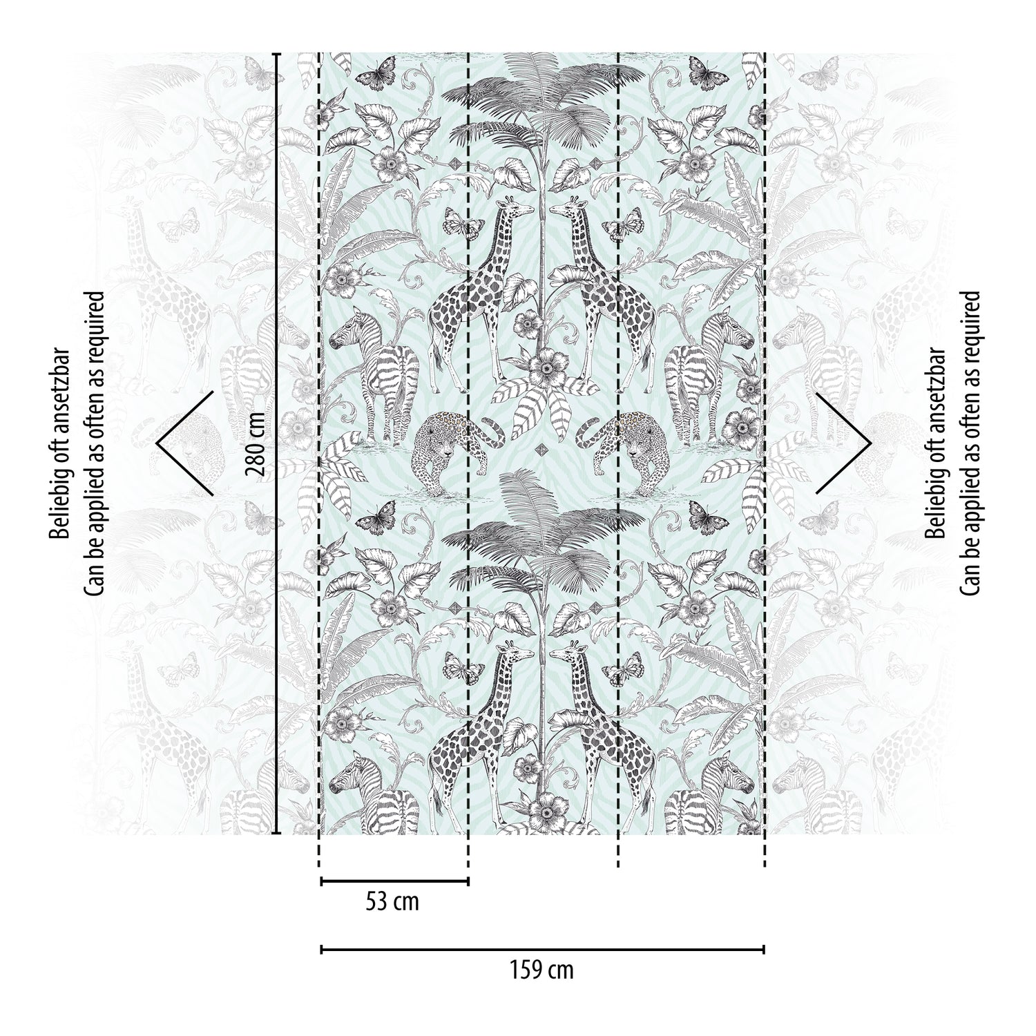 Carta da Parati The Wall 2 cm 159 x 280 cod. 39205-1