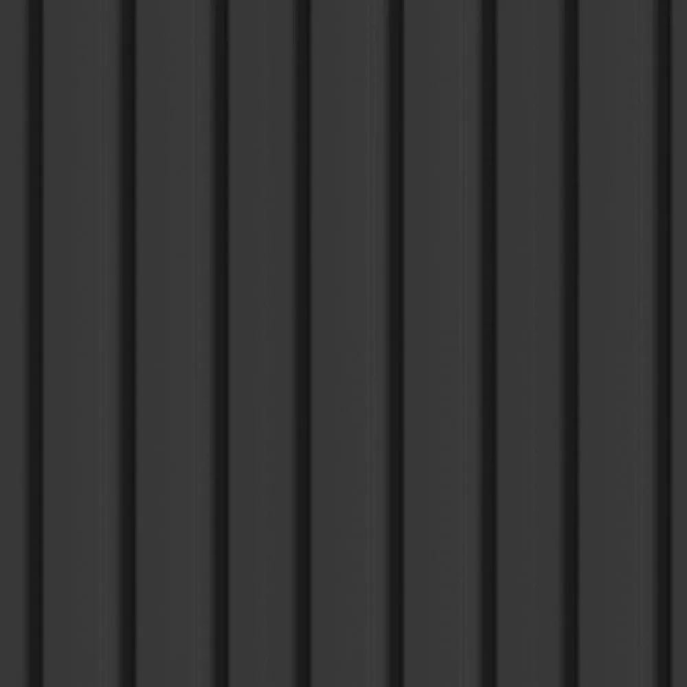 Doga 3D Legno in MDF colore Black  mis. 119 x 12 x 2750 mm