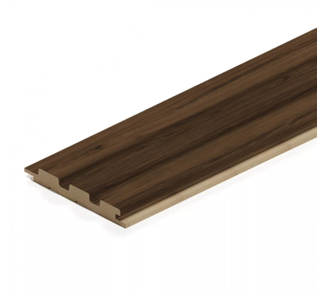 Doga 3D Legno in MDF colore Catania  mis. 119 x 16 x 2750 mm