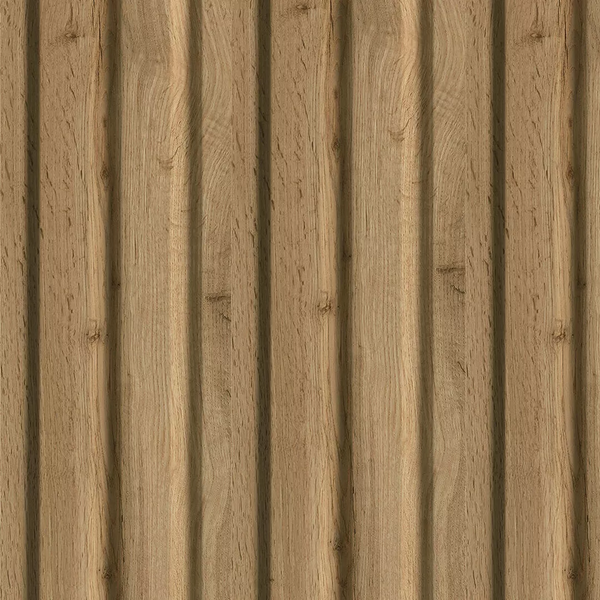 Doga 3D Legno in MDF colore Noce  mis. 119 x 16 x 2750 mm