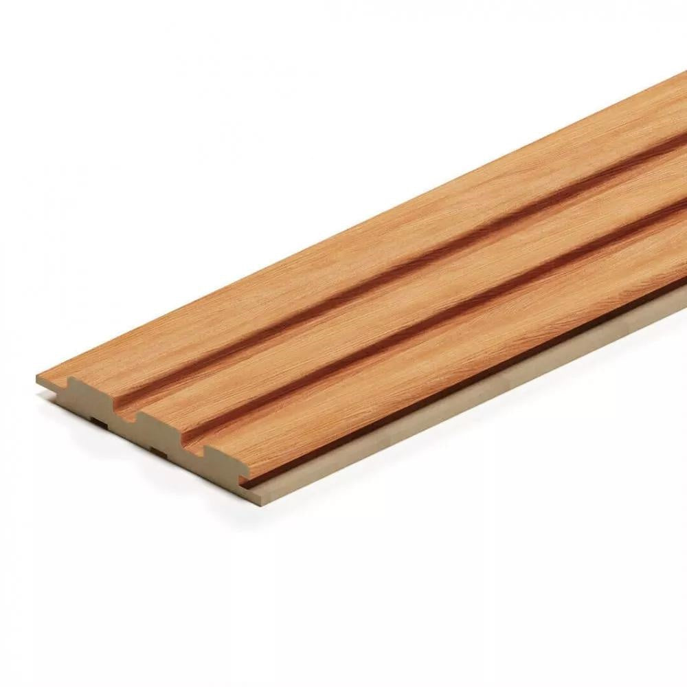 Doga 3D Legno in MDF colore Teak mis. 119 x 16 x 2750 mm