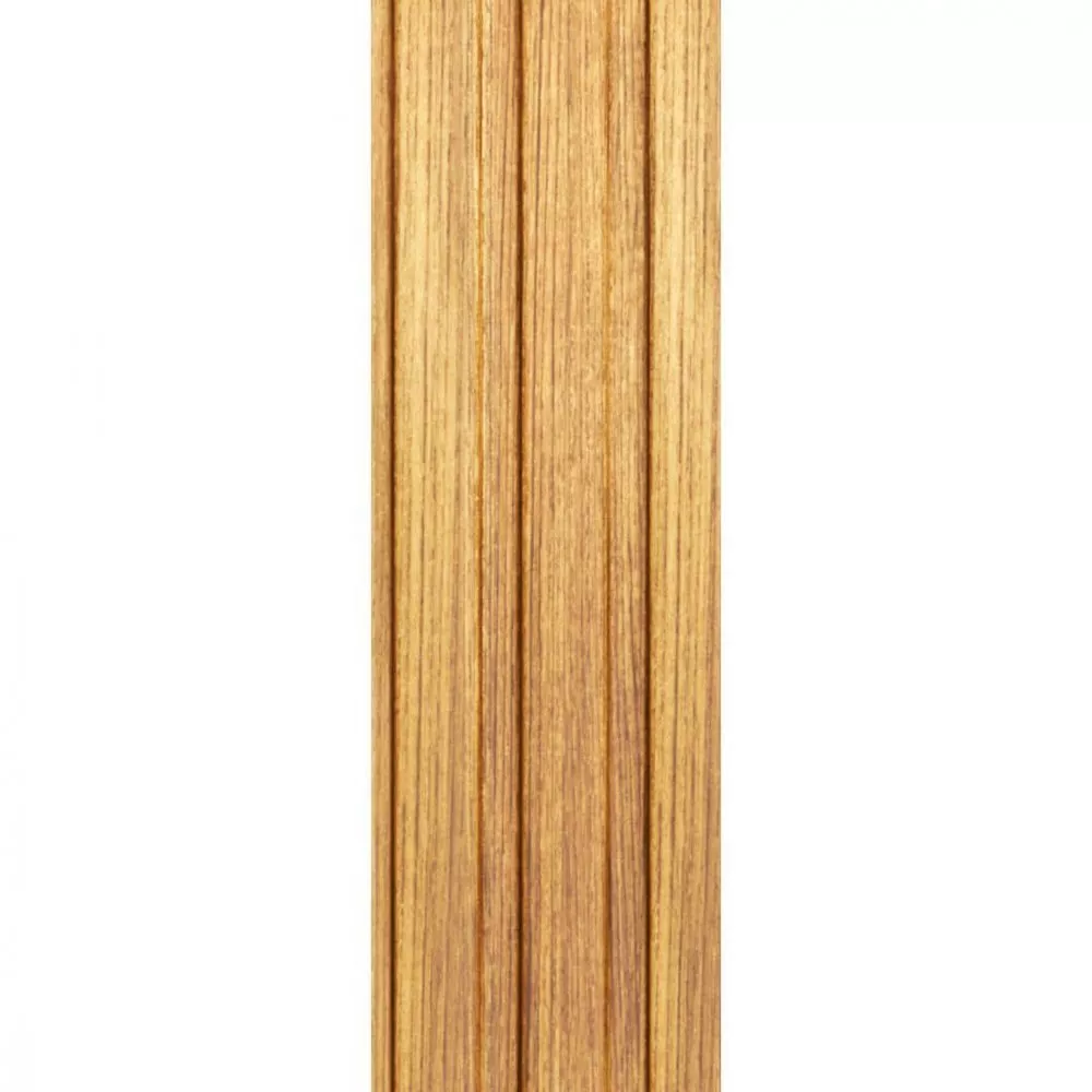 Doga 3D Legno in MDF colore Teak mis. 119 x 16 x 2750 mm