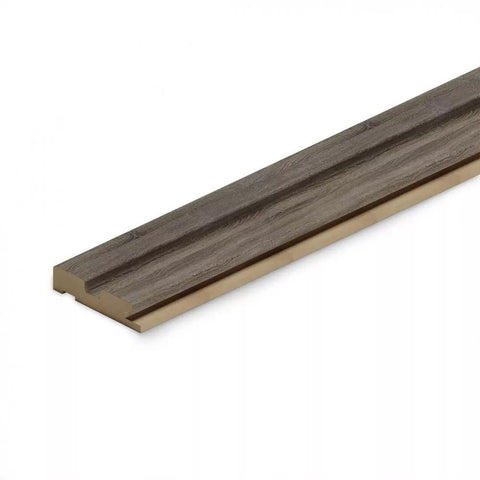 Profilo SX doga 3D Legno in MDF colore Vintage mis. 66,5 x 16 x 2750 mm