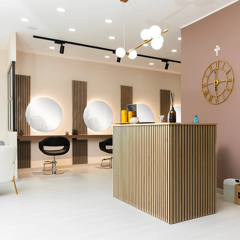 Pannelli acustici fonoassorbenti Teak