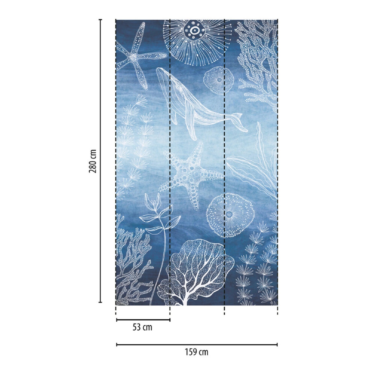 Carta da Parati Mia &amp; Paul mis. 159 x 280 cm