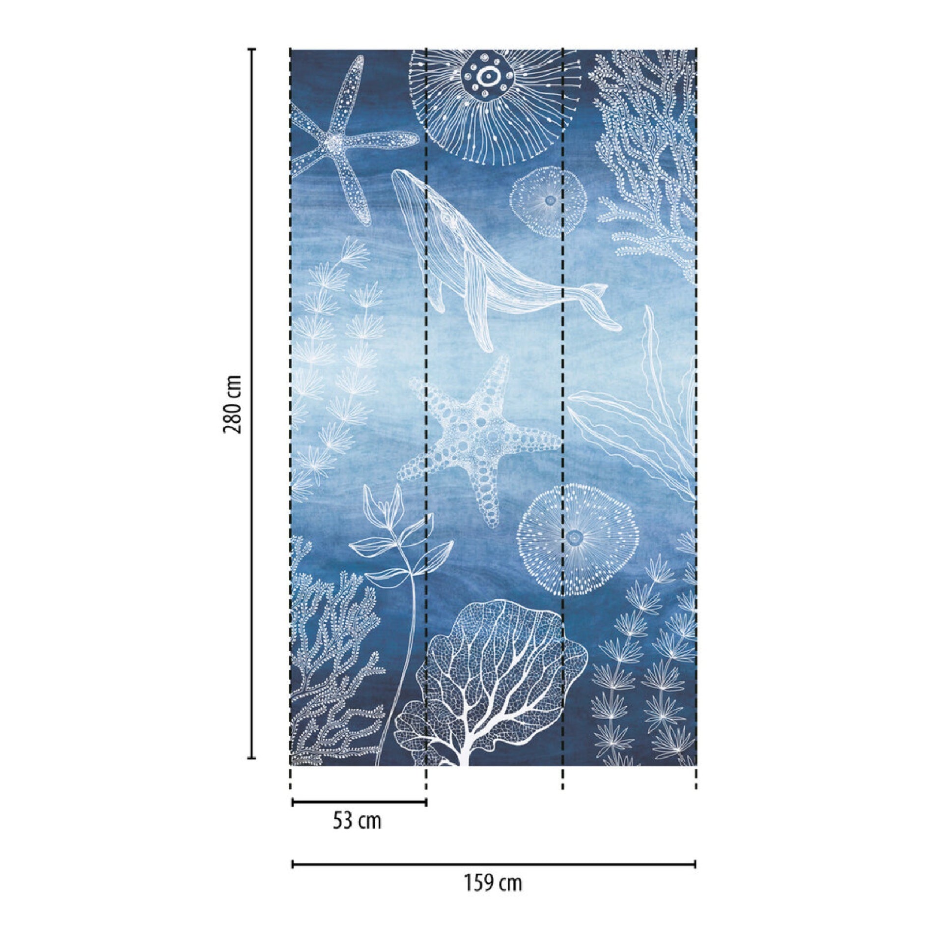 Carta da Parati Mia &amp; Paul mis. 159 x 280 cm