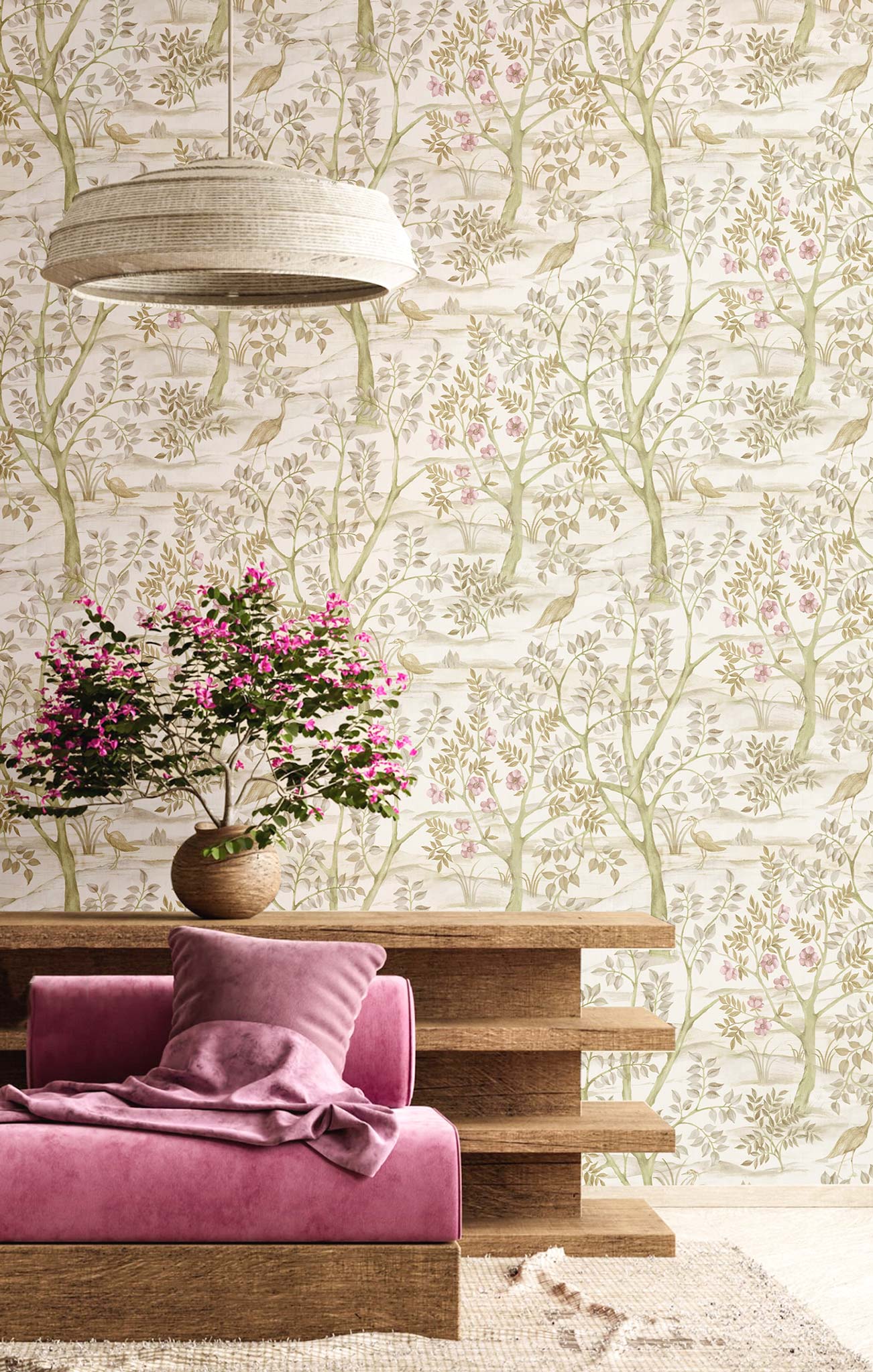 Carta da Parati BLOOMING GARDEN Cristiana Masi Wallpaper cod. 8315