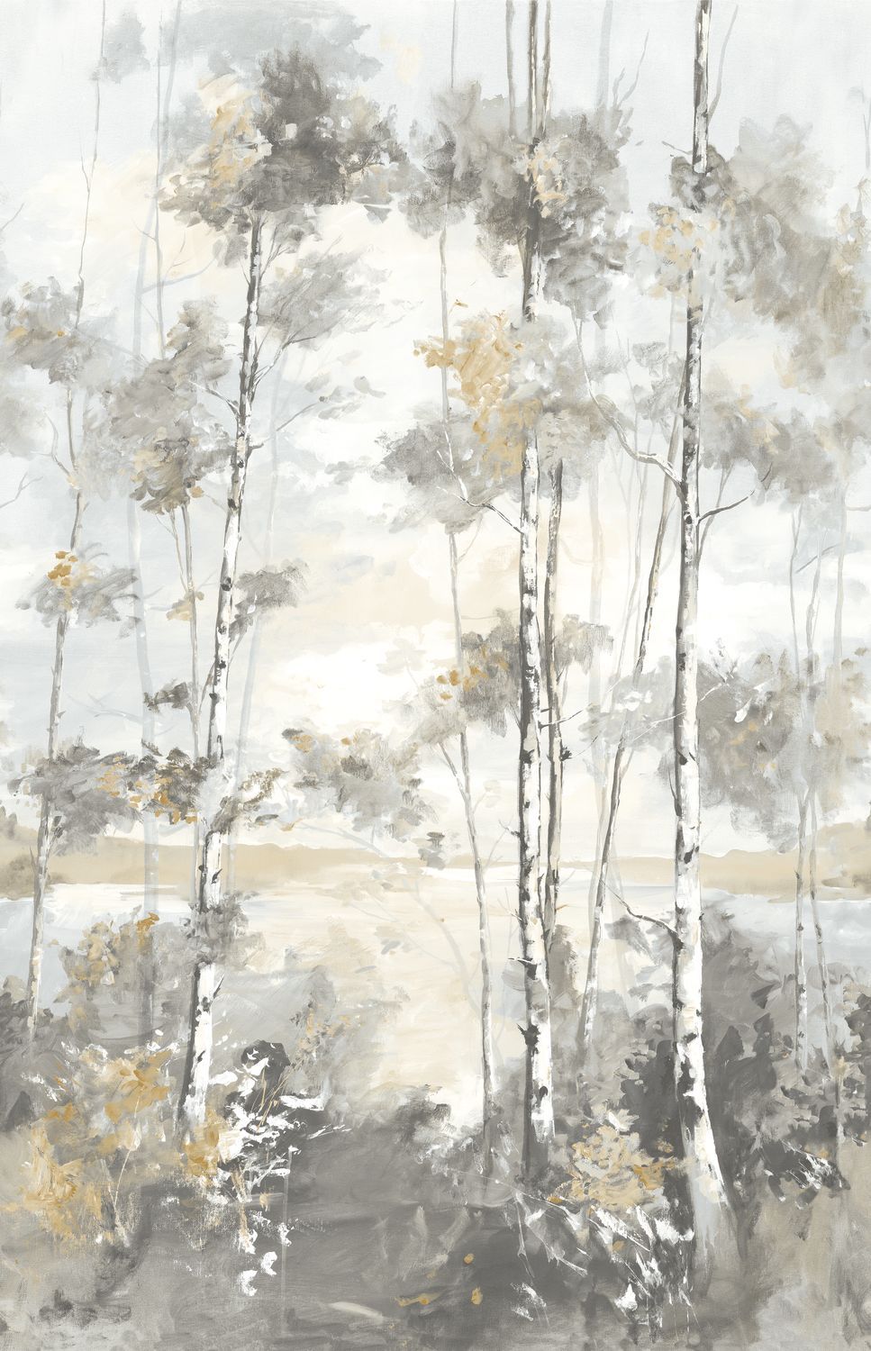 Poster di Carta da Parati Riverside 4 Casadeco Wallpaper Foret Boreal