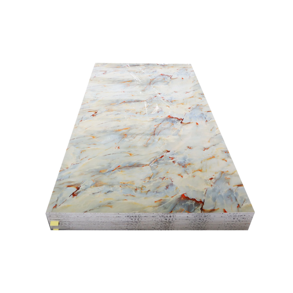 Pannello in PVC effetto marmo Ard Italia misura 1220x2440x4 mm AMALFI