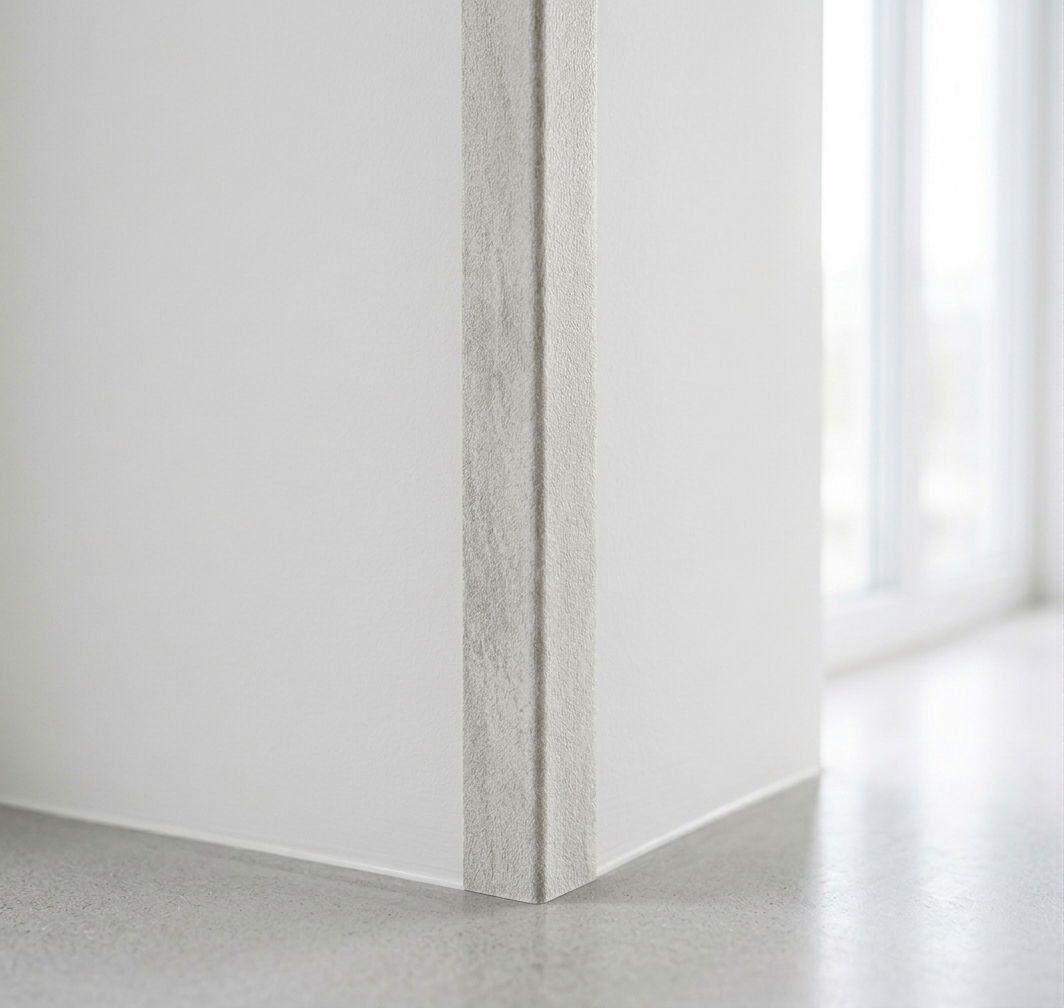 Paraspigolo Angolare sottile in PVC mis. 2x2x270 cm colore GREY