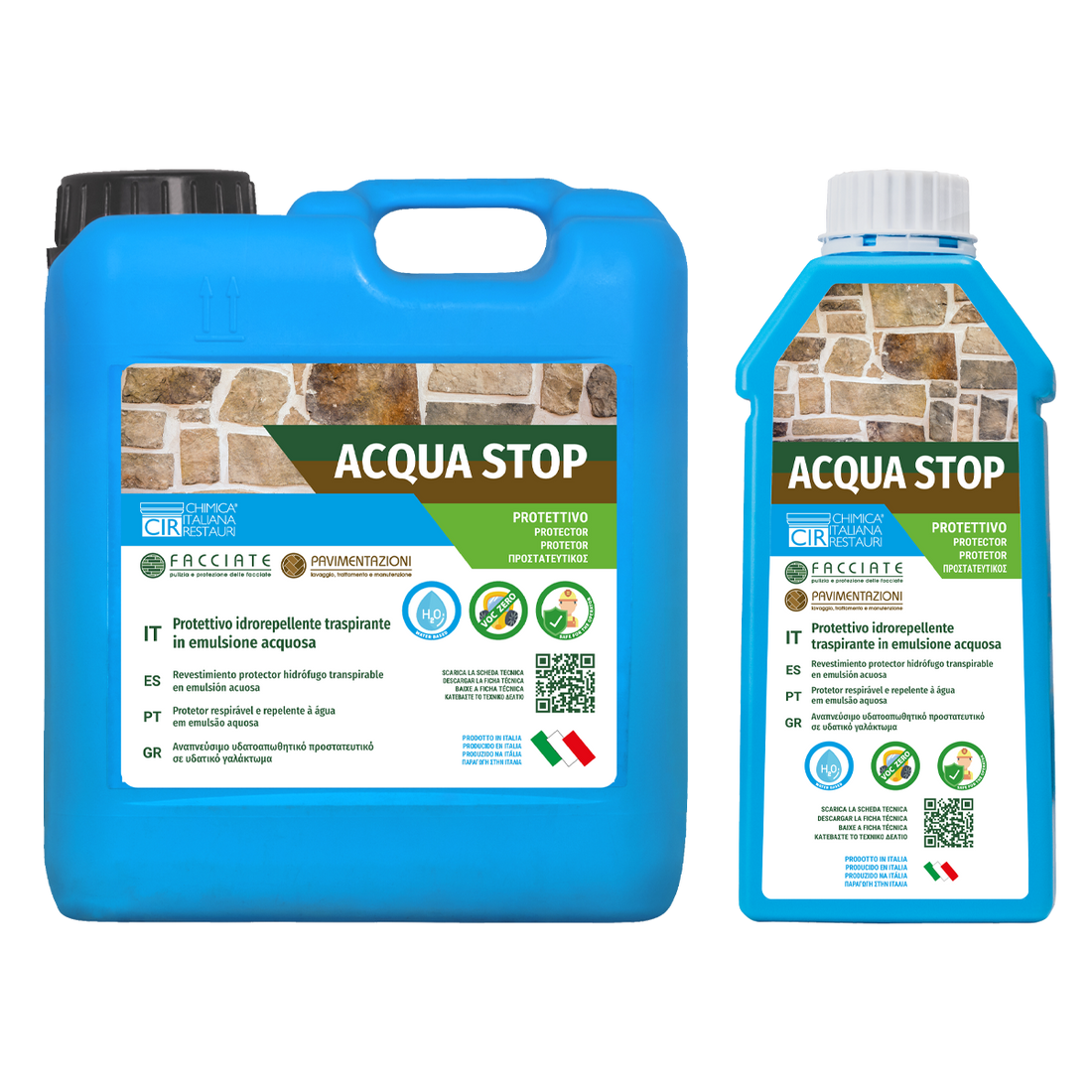 Acqua Stop - Protettivo Idrorepellente Traspirante in Emulsione Acquosa