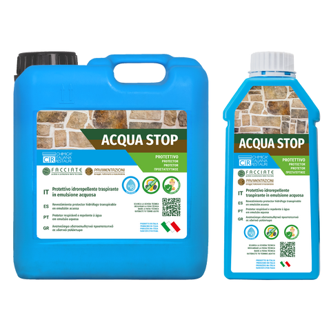 Acqua Stop - Protettivo Idrorepellente Traspirante in Emulsione Acquosa
