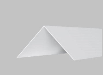 Paraspigolo Angolare sottile in PVC mis. 3x3x270 cm
