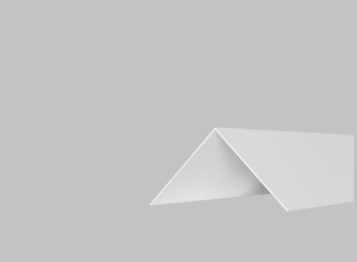 Paraspigolo Angolare sottile in PVC mis. 1x1x270 cm