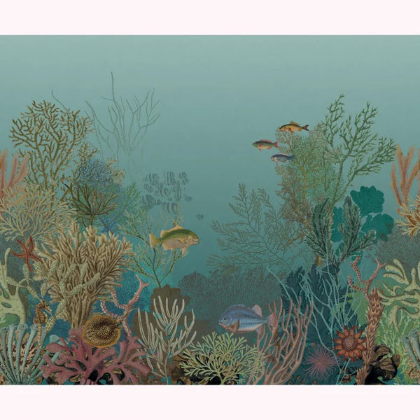 Carta da Parati Seaside AQUARIUM Casadeco Wallpaper