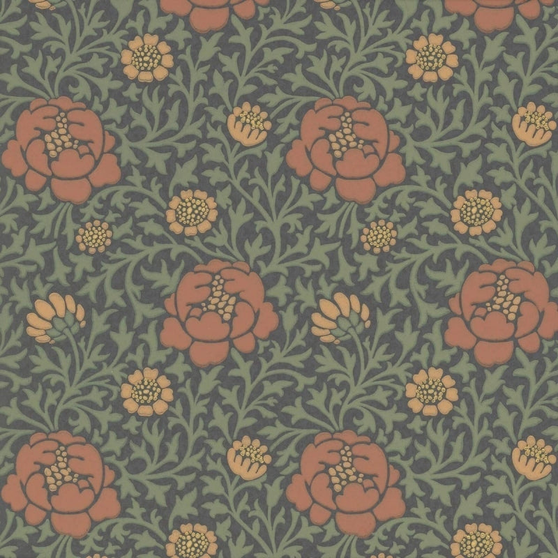 Carta da parati Little Greene Lansdowne Walk - Ash