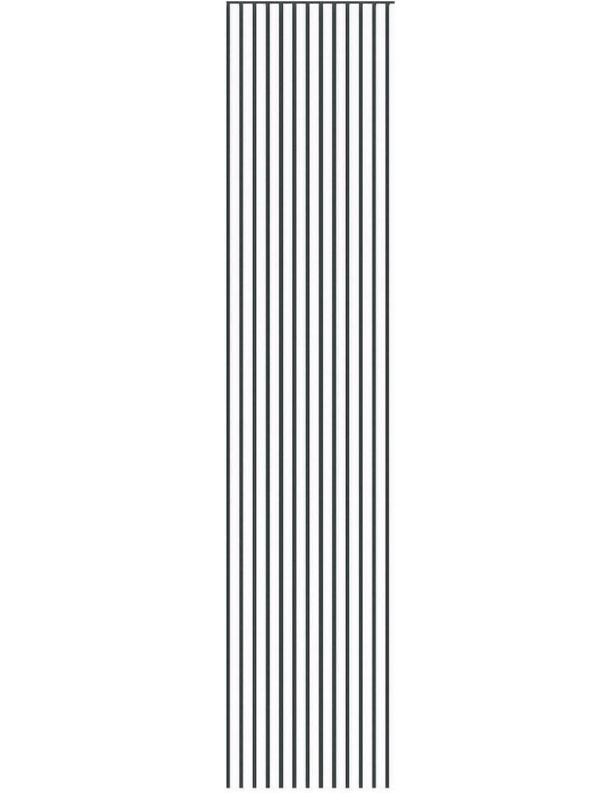 Listelli acustici in MDF Bianco mis. 278 cm x 60 cm modello FLESSIBILE