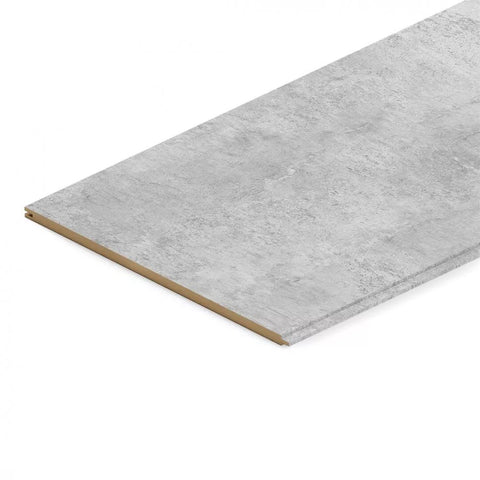 Big Doga in MDF Grigio Chicago mis. 275 cm x 20 cm