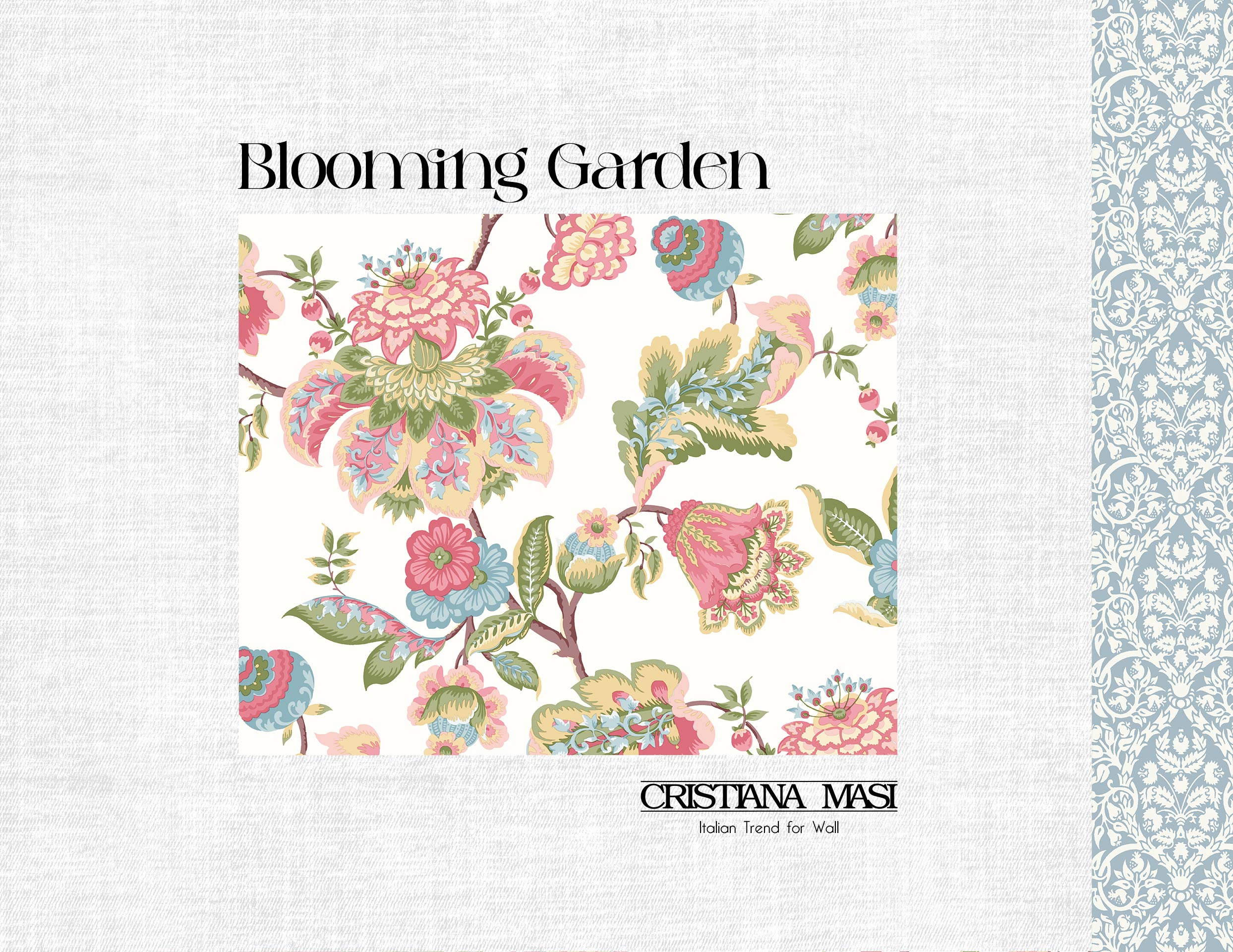 Carta da Parati BLOOMING GARDEN Cristiana Masi Wallpaper cod. 8383