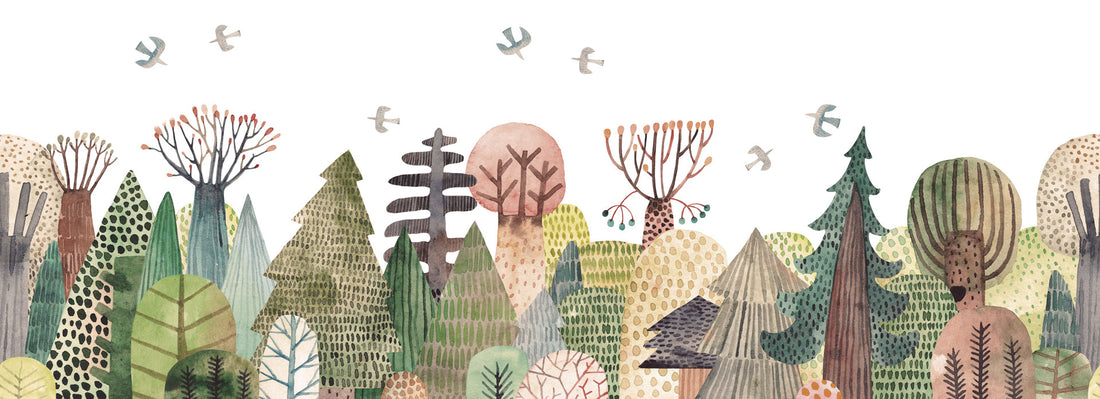 Carta da Parati al MQ Bosco Segreto Rimura Italian Design