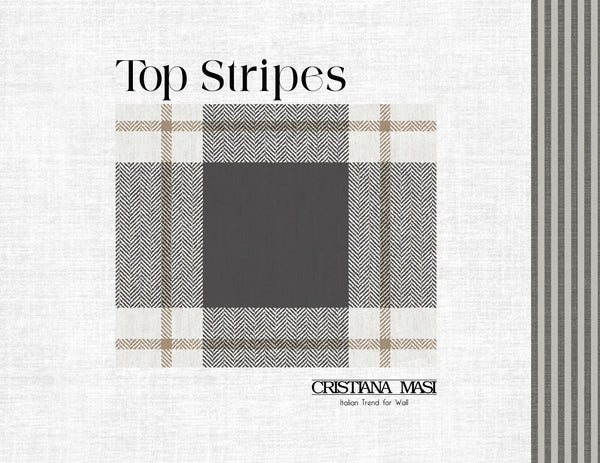 Carta da Parati Top Stripes Cristiana Masi Wallpaper cod. 38409