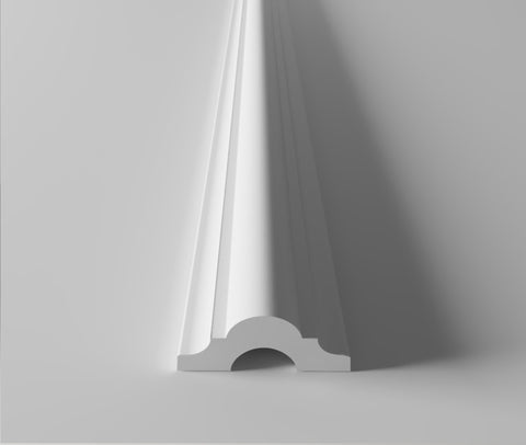 Cornice per boiserie in polistrutturato mis. 2,4x1,3x200 cm
